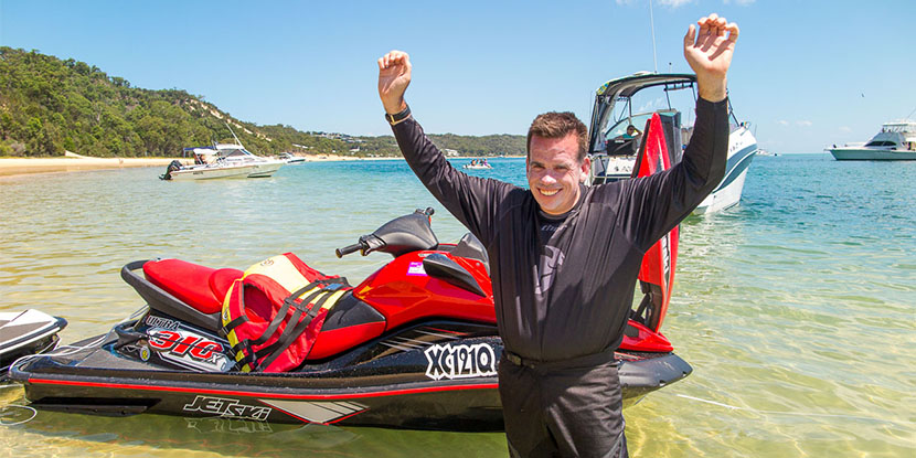 Roy on jetski