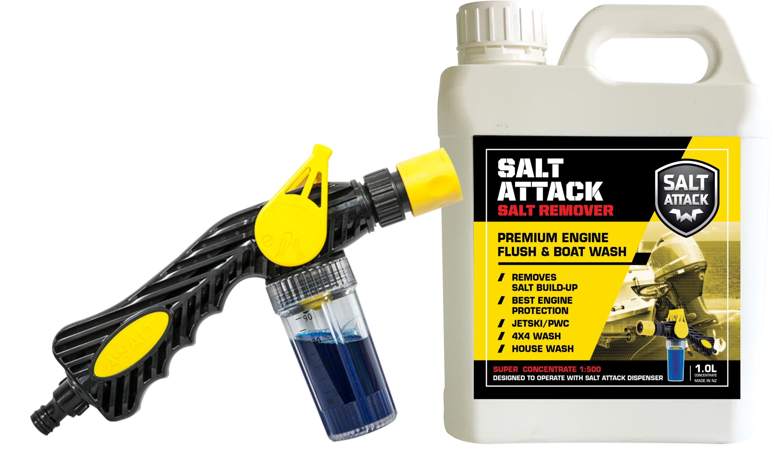 Salt Attack 1L Combo Kit